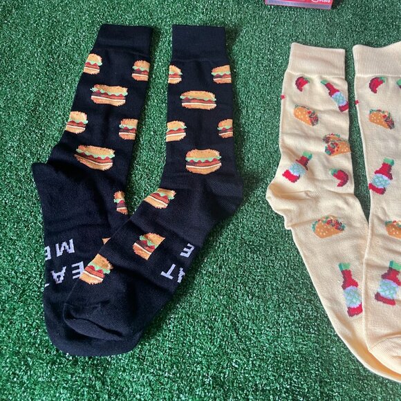 Into Socks Vending Machine Novelty 3 Pairs Pack Gift Box Socks Size 7-12 NEW - Picture 4 of 16